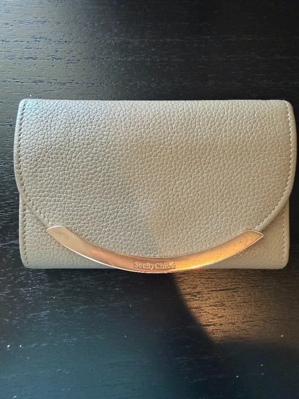 See By Chloe Tan Leather Wallet